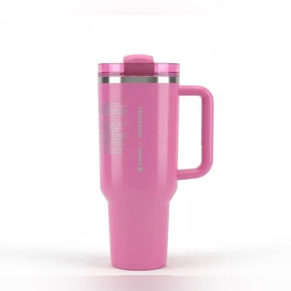 Stanley Other - Stanley Quencher H2.0 FlowState 40 oz Tumbler Pink STARBUCKS- Smudges to Lid NEW